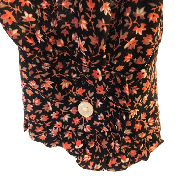 Loft Petites Button Down Floral Blouse - Picture 8 of 9